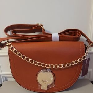 Crossbody half moon bag